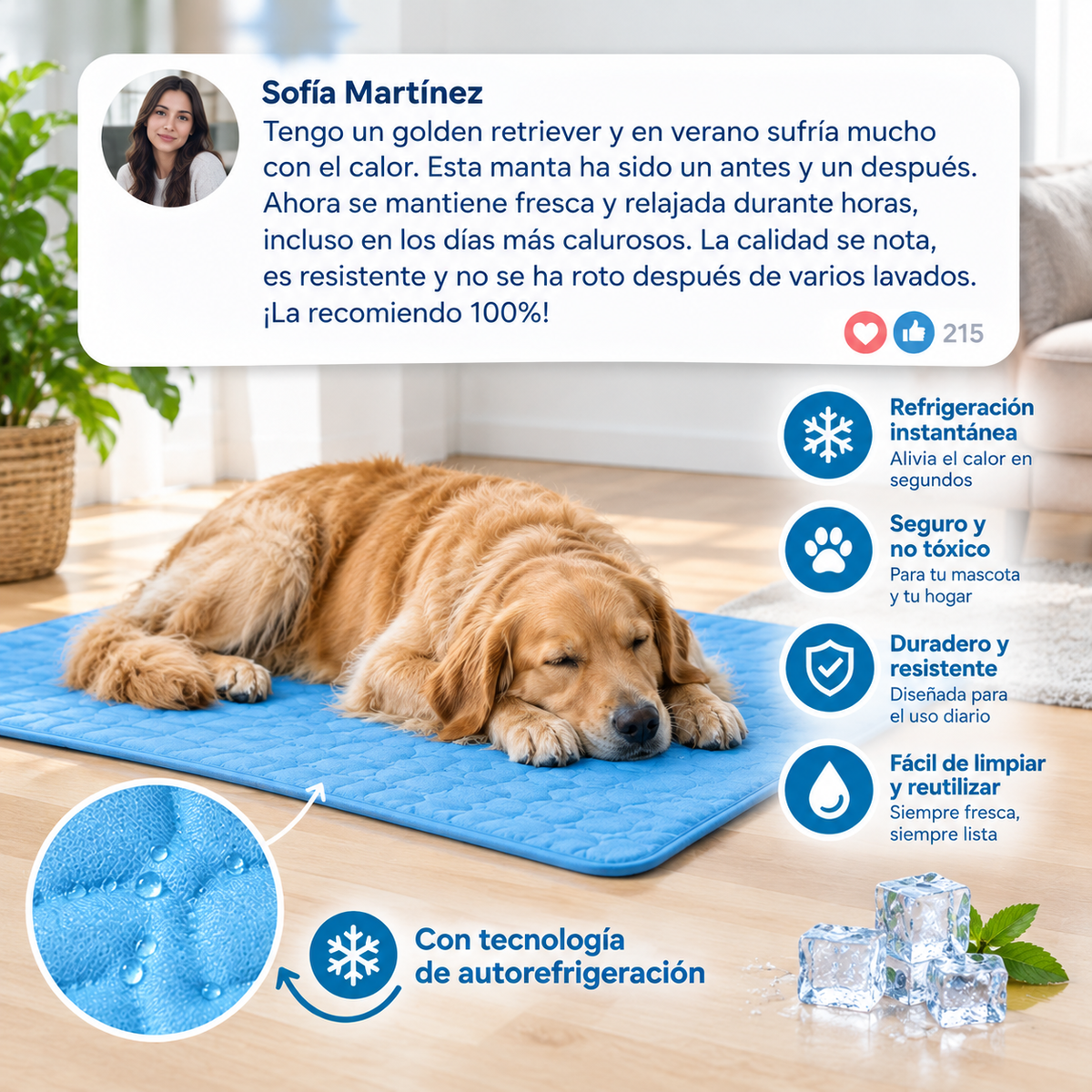 Alfombrilla Auto-Refrescante